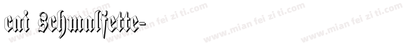 cai schmalfette字体转换